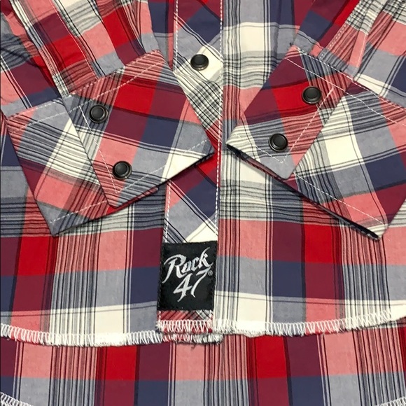 Rock 47 Wrangler dress shirt NWOT - Picture 7 of 9
